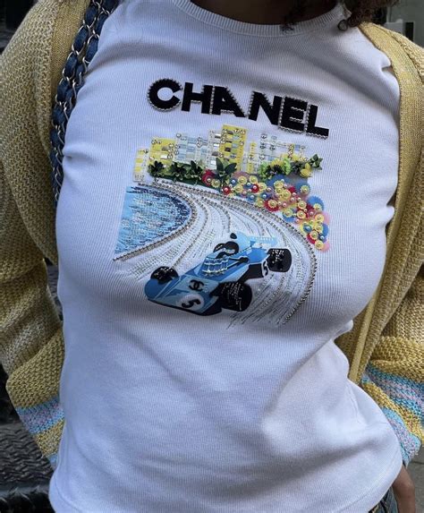 chanel f1 t shirt price|chanel f1 t shirt.